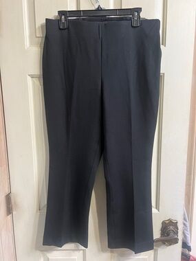 Talbots Black Montauk High-Waist Flare Pant